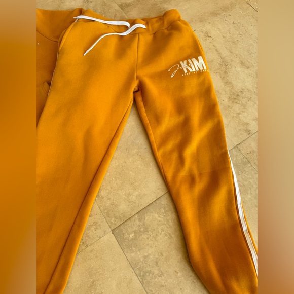 K.I.M 2 Piece Workout Sherpa-Lined Set Full-Zip Hoodie And Matching Pants Size M - Picture 6 of 7